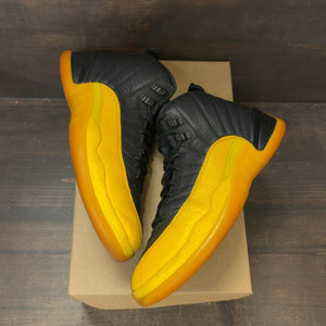 Jordan 12 Retro Black University Gold Size 9.5 (Pre-Owned) - back