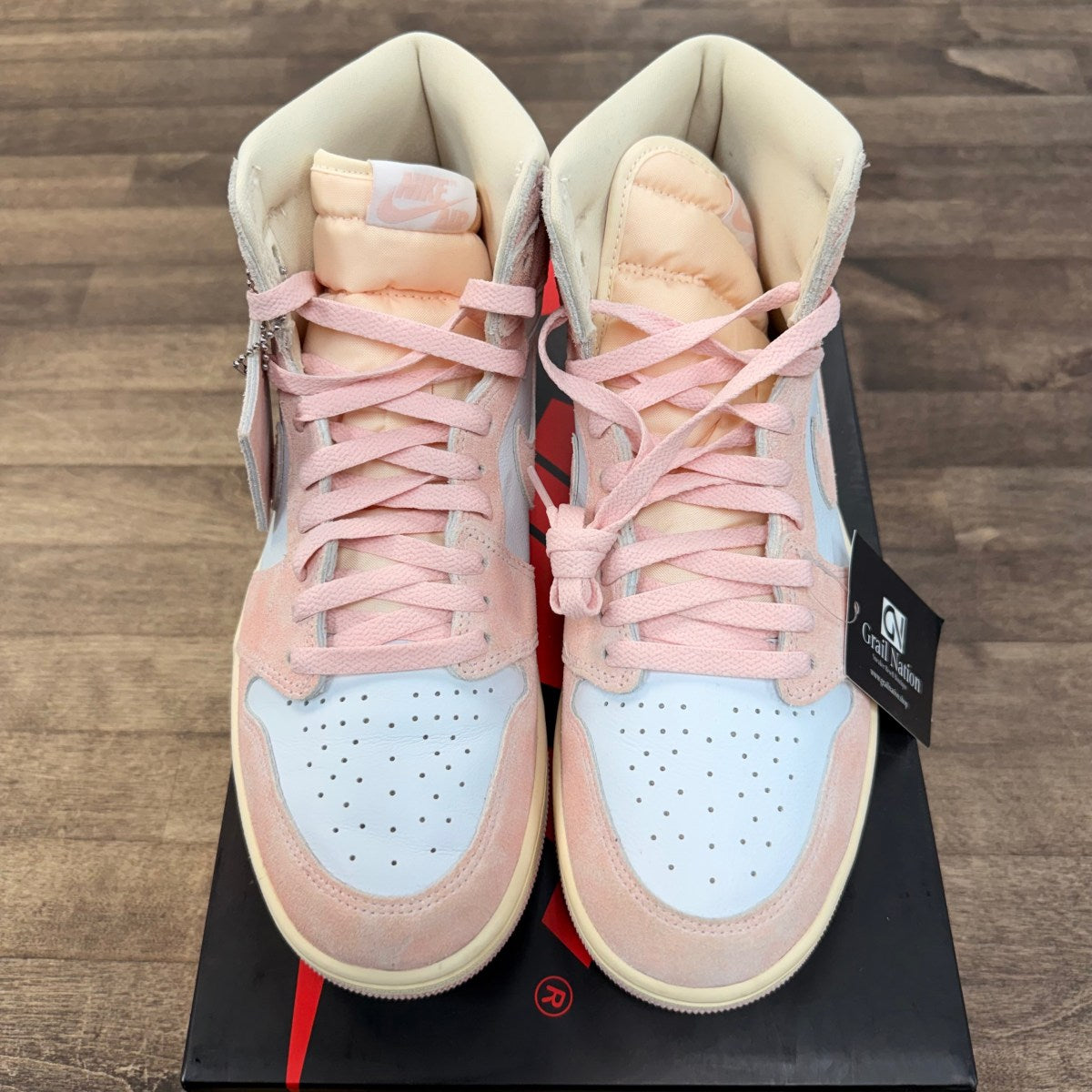 Jordan 1 Retro High OG Washed Pink (Women's) - Image 2