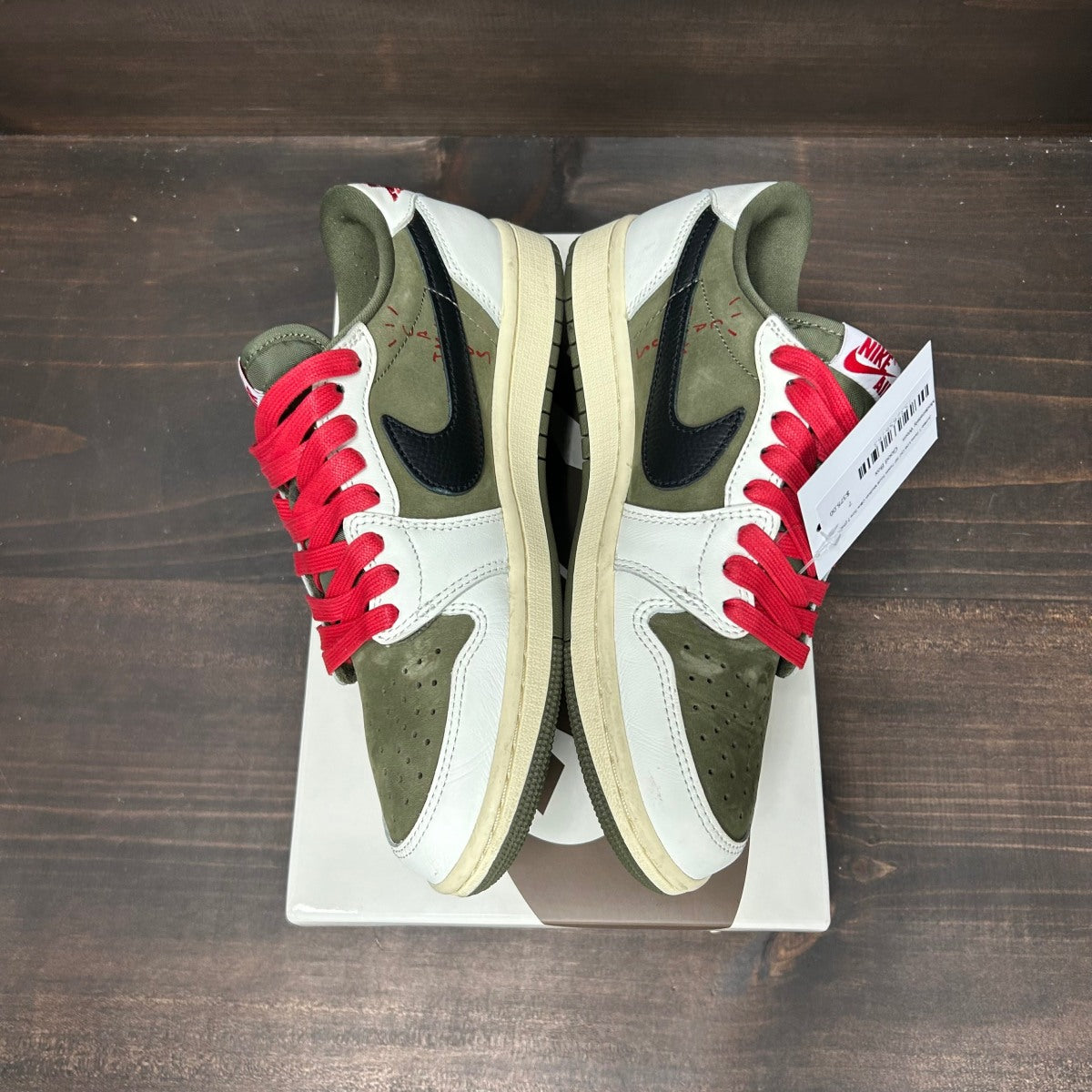 Jordan 1 Retro Low OG SP Travis Scott Medium Olive - Image 4
