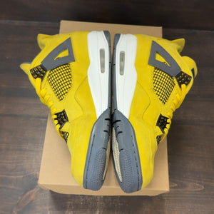 Jordan 4 Retro Lightning (2021) Size 10 (Pre-Owned) - Image 4