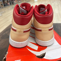 Jordan 1 Mid Light Curry Cardinal Size 11 (Pre-Owned) - Image 4