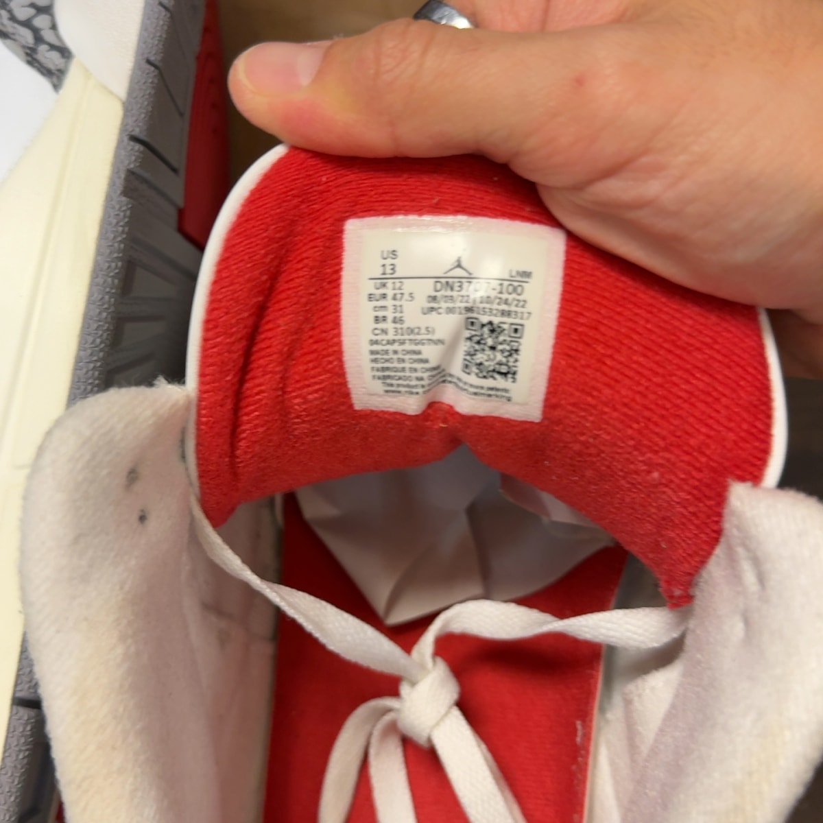 Jordan 3 Retro White Cement Reimagined Size 13 (Pre-Owned) - Image 7