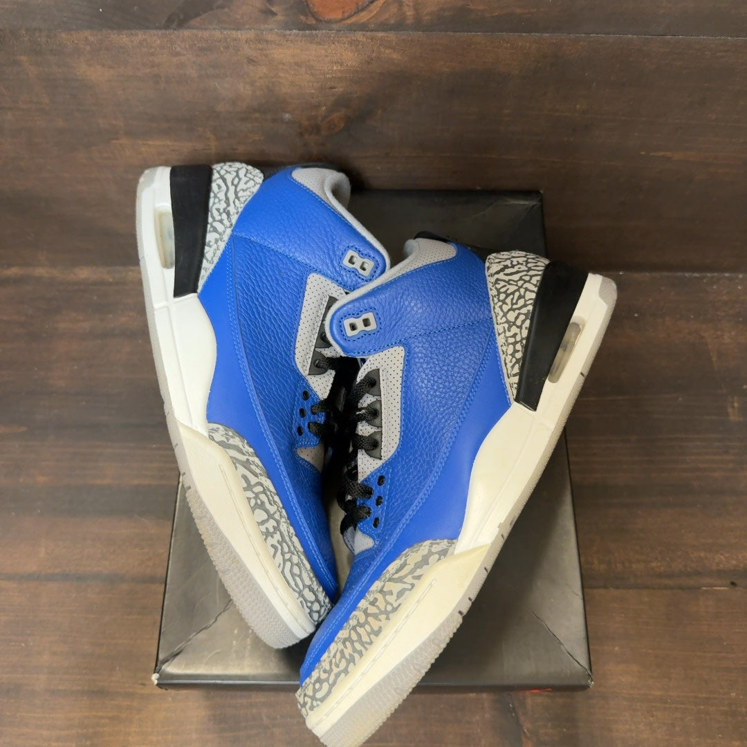 Jordan 3 Retro Varsity Royal Cement - Image 2