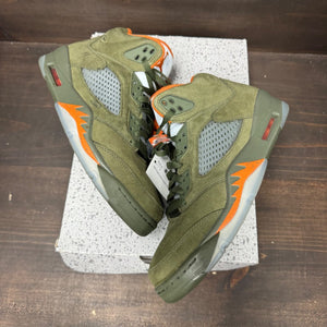 Jordan 5 Retro Olive (2024) Size 9 (Pre-Owned) - back