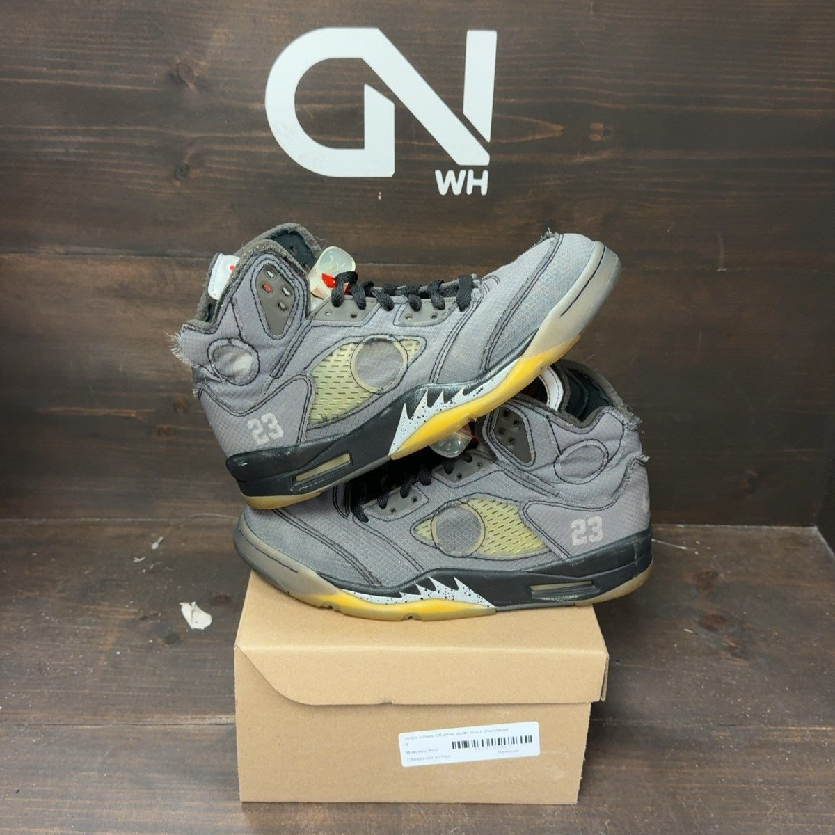 Jordan 5 Retro Off-White Muslin Size 8 (Pre-Owned) - Image 1