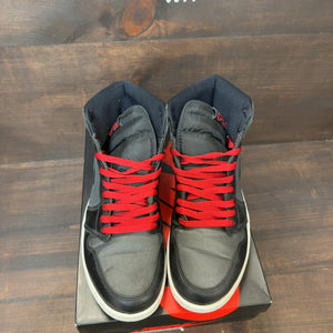 Jordan 1 Retro High Black Satin Gym Red - Image 3