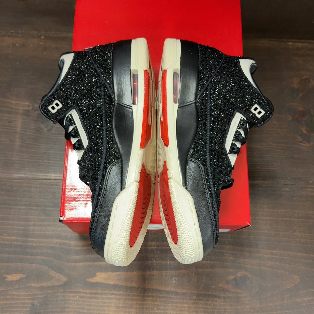 Jordan 3 Retro AWOK Vogue Black (Women's) Size 11W (Pre-Owned) - aux