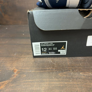 Jordan 1 Low Wolf Grey Midnight Navy - Image 8