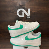 Nike Air Force 1 Low '07 Patent Platinum Tint Stadium Green Size 9.5 (Pre-Owned) - Image 1