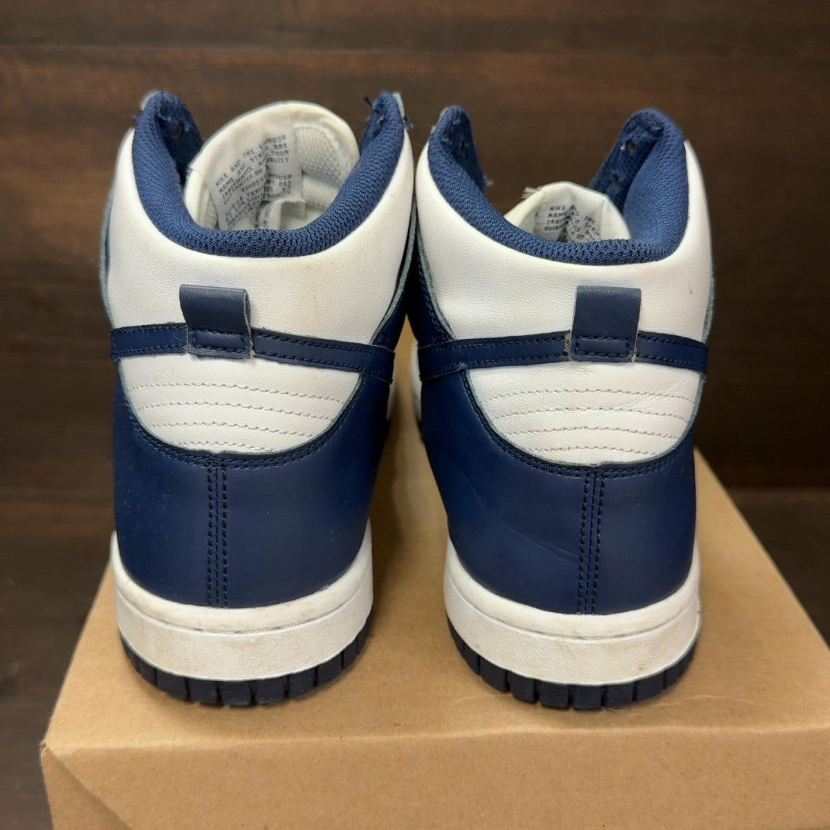 Nike Dunk High Championship Navy (GS) Size 7Y (Pre-Owned) - Image 5
