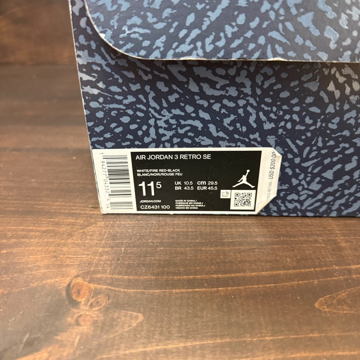 Jordan 3 Retro SE Fire Red Denim (2020) - Image 5