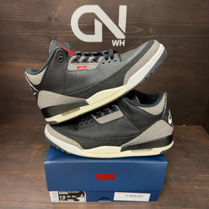 Jordan 3 Retro Levi’s Black - Image 1