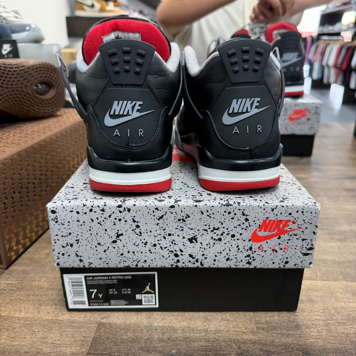 Jordan 4 Retro Bred Reimagined (GS) - Image 3