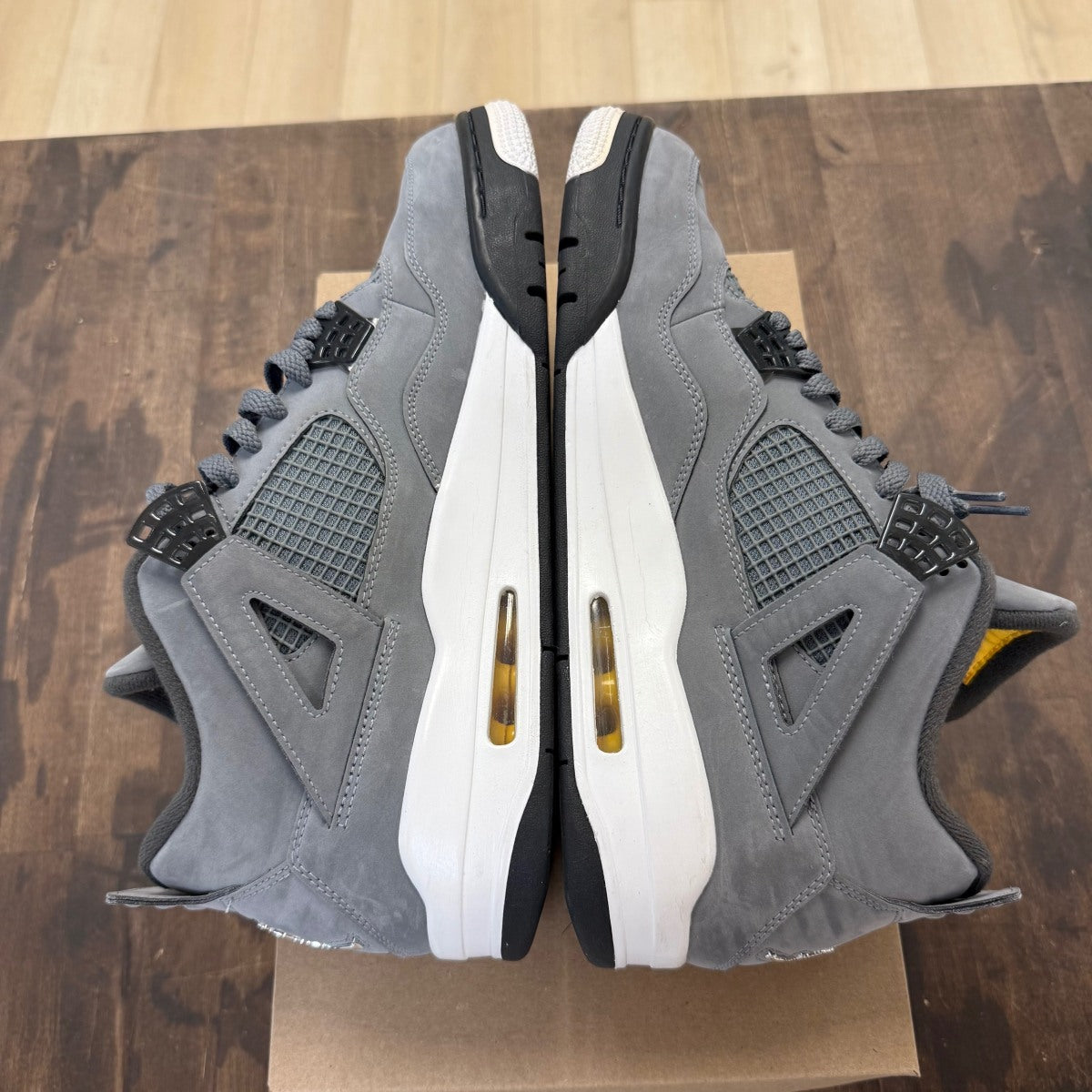 Jordan 4 Retro Cool Grey (2019) Size 12 (Pre-Owned) - Image 4