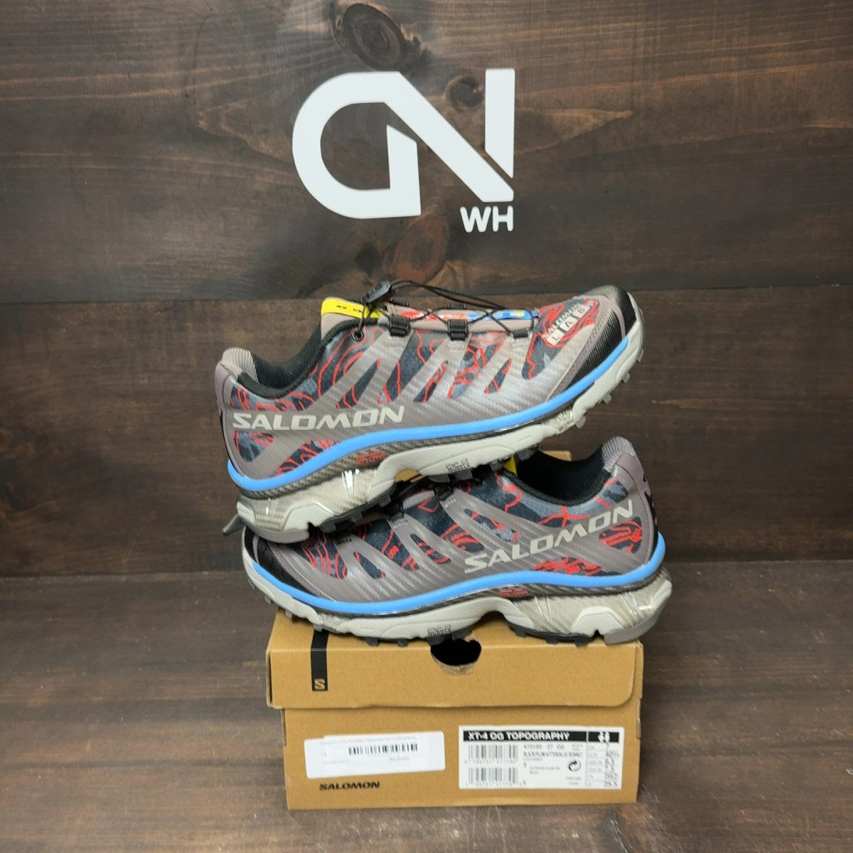 Salomon XT-4 OG Plum Kitten Topography Size 7.5 (Pre-Owned) - Image 1