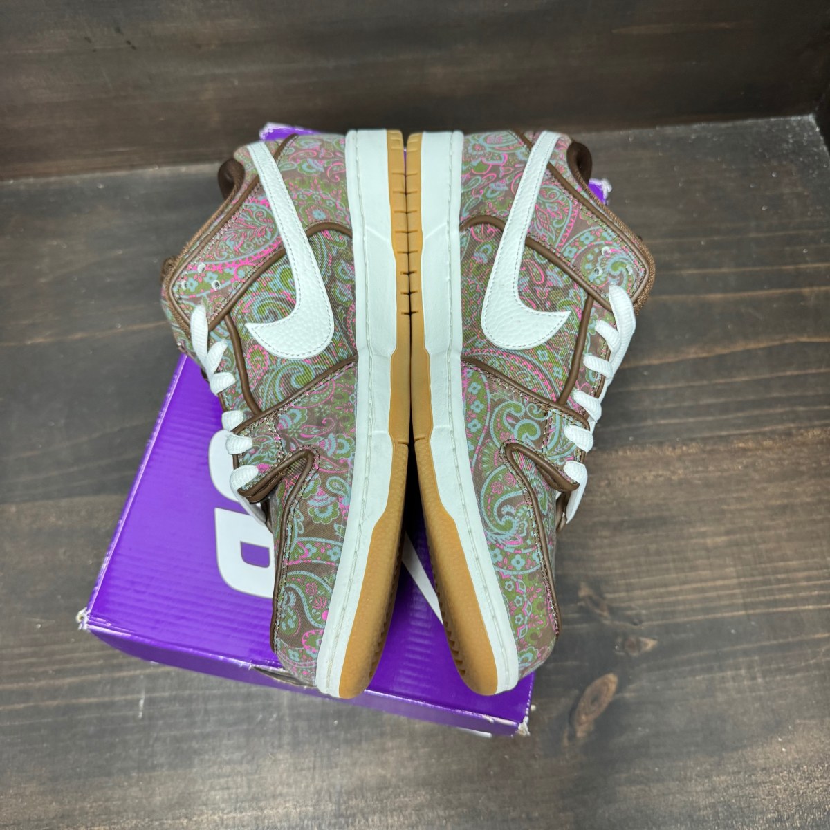 Nike SB Dunk Low Pro Paisley Brown Size 11 (Pre-Owned) - Image 4