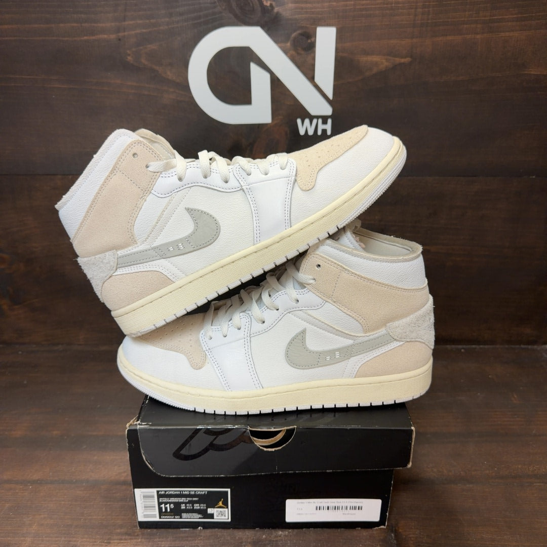 Jordan 1 Mid SE Craft Tech Grey - Image 1