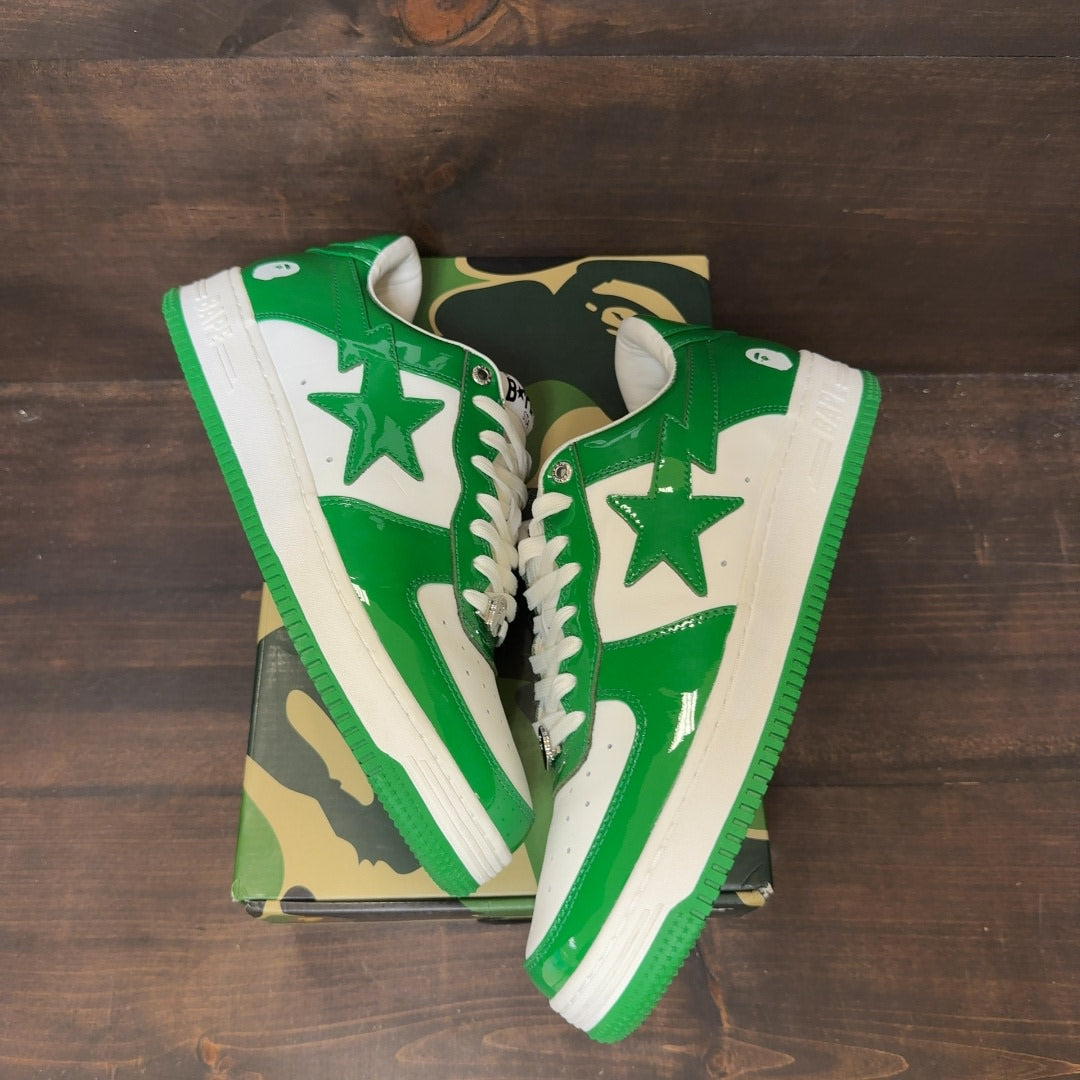A Bathing Ape Bape Sta Low Green Size 13 (Pre-Owned)