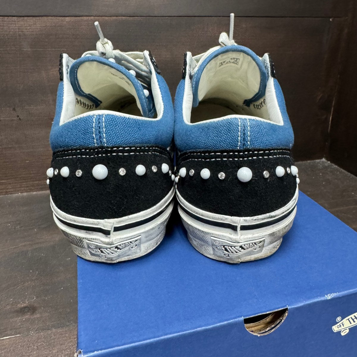 Vans LX Old Skool 36 Pearlized Pack Black Navy Size 9 (Pre-Owned) - Image 7
