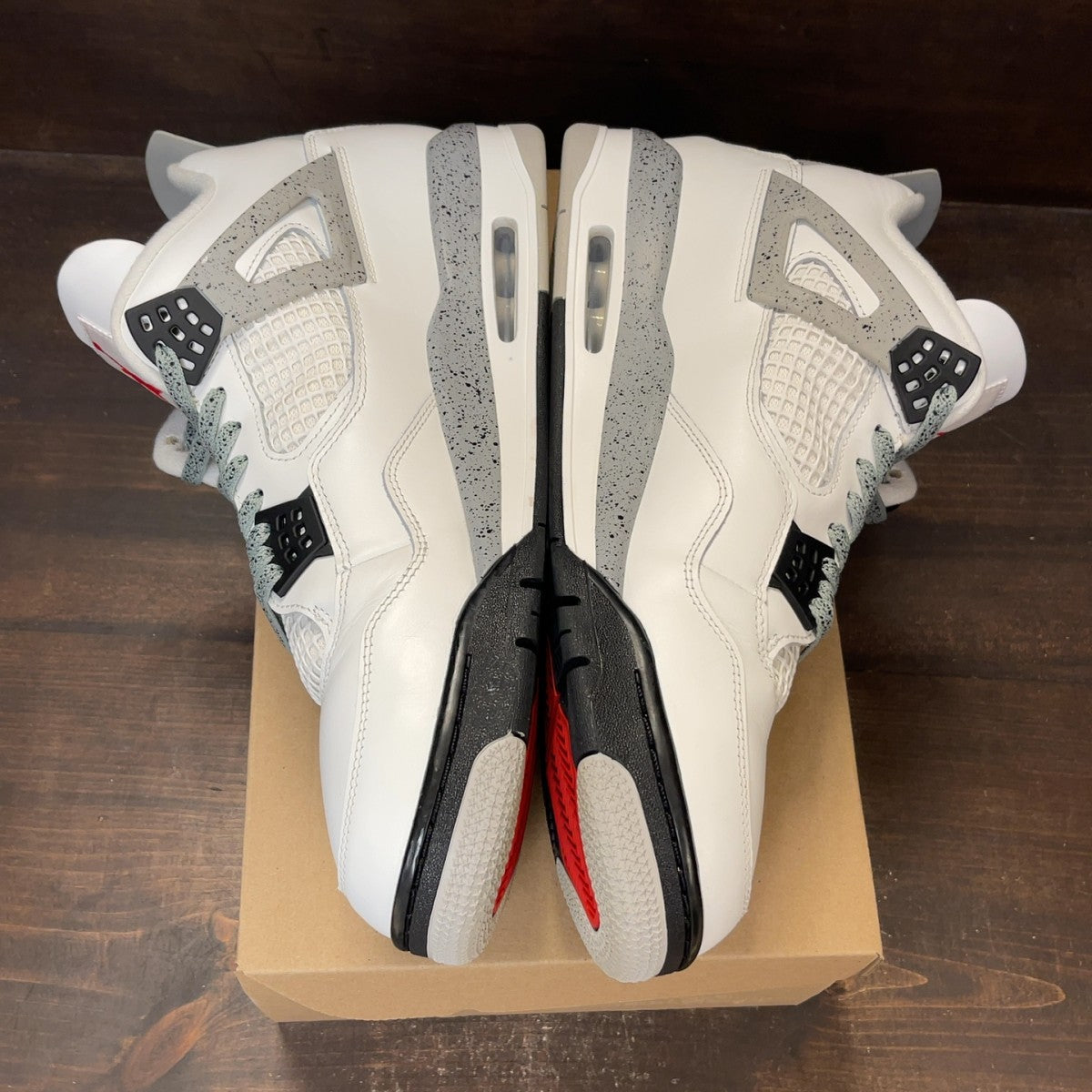 Jordan 4 Retro White Cement (2025) Size 14 (Pre-Owned) - Image 4
