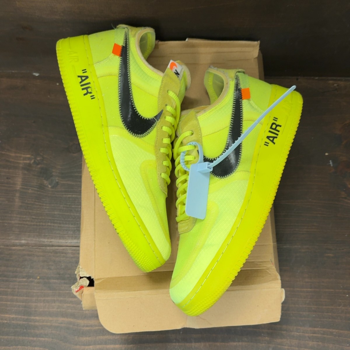 Nike Air Force 1 Low Off-White Volt - Image 2