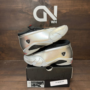 Jordan 14 Retro Metallic Silver (Women's) - Image 1