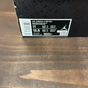 Jordan 4 Retro Thunder (2023) Size 11 (Pre-Owned) - aux