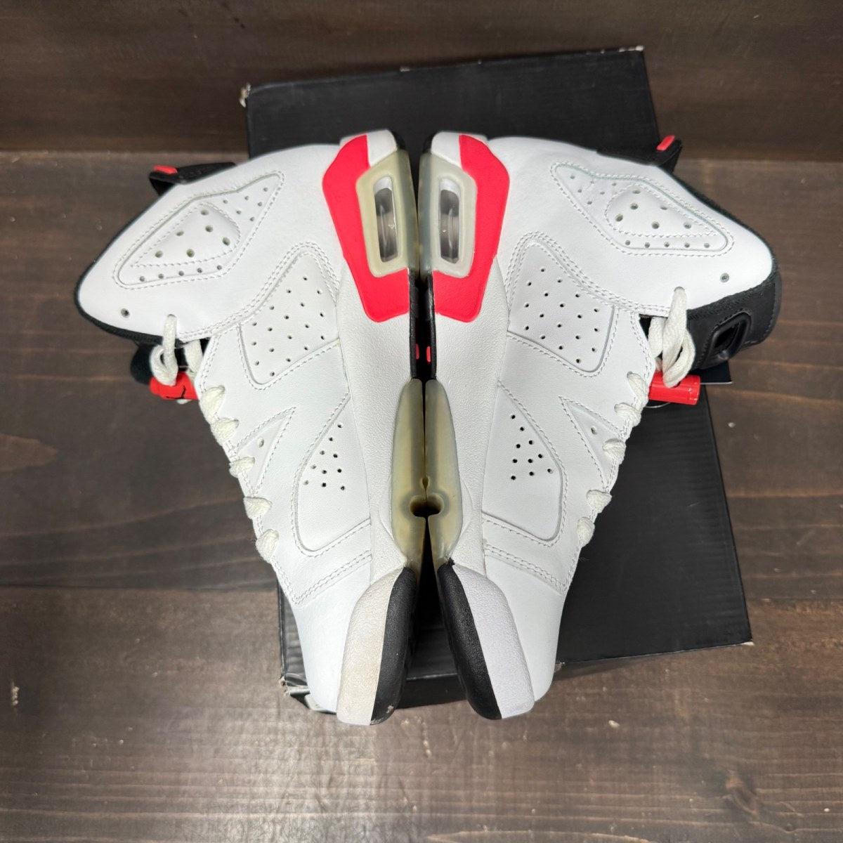 Jordan 6 Retro Infrared White (2014) (GS) - Image 3