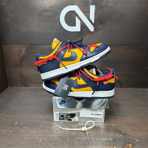 Nike Dunk Low Off-White University Gold Size 9 (Pre-Owned) - front