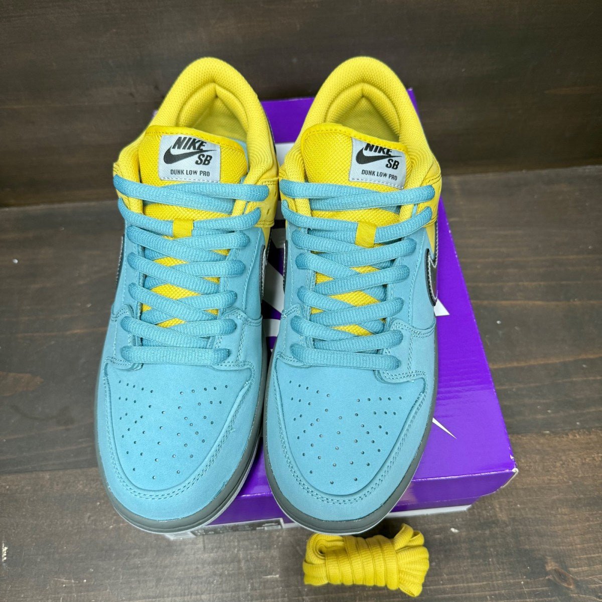 Nike SB Dunk Low Pro Muni Lightning Denim Turquoise - Image 2