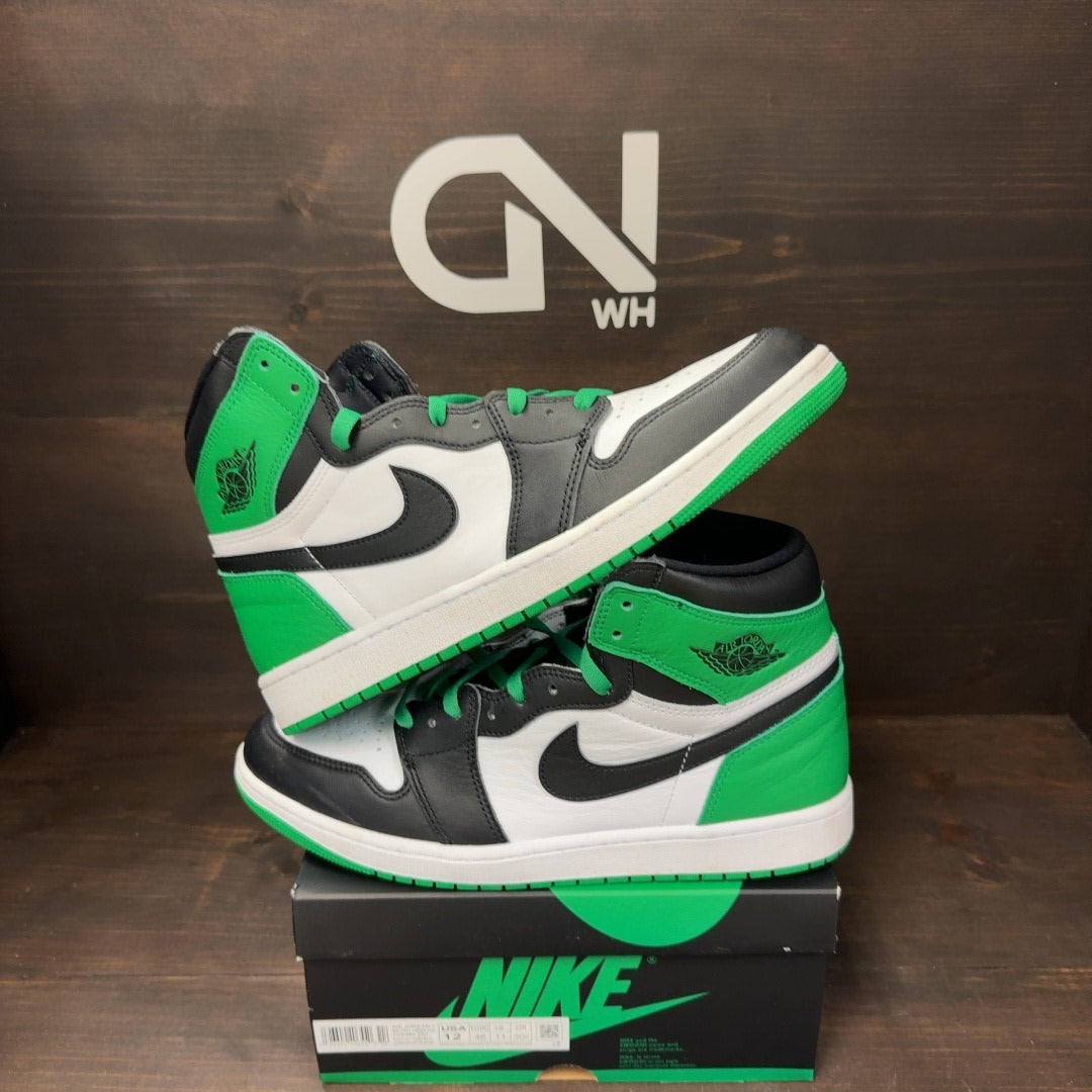 Jordan 1 Retro High OG Lucky Green Size 12 (Pre-Owned)