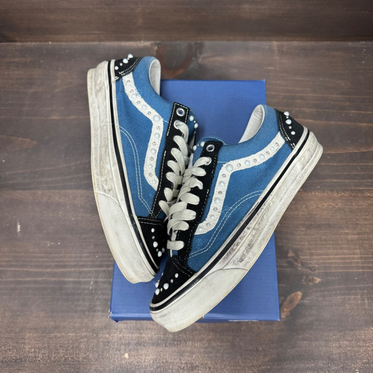Vans LX Old Skool 36 Pearlized Pack Black Navy - Image 2
