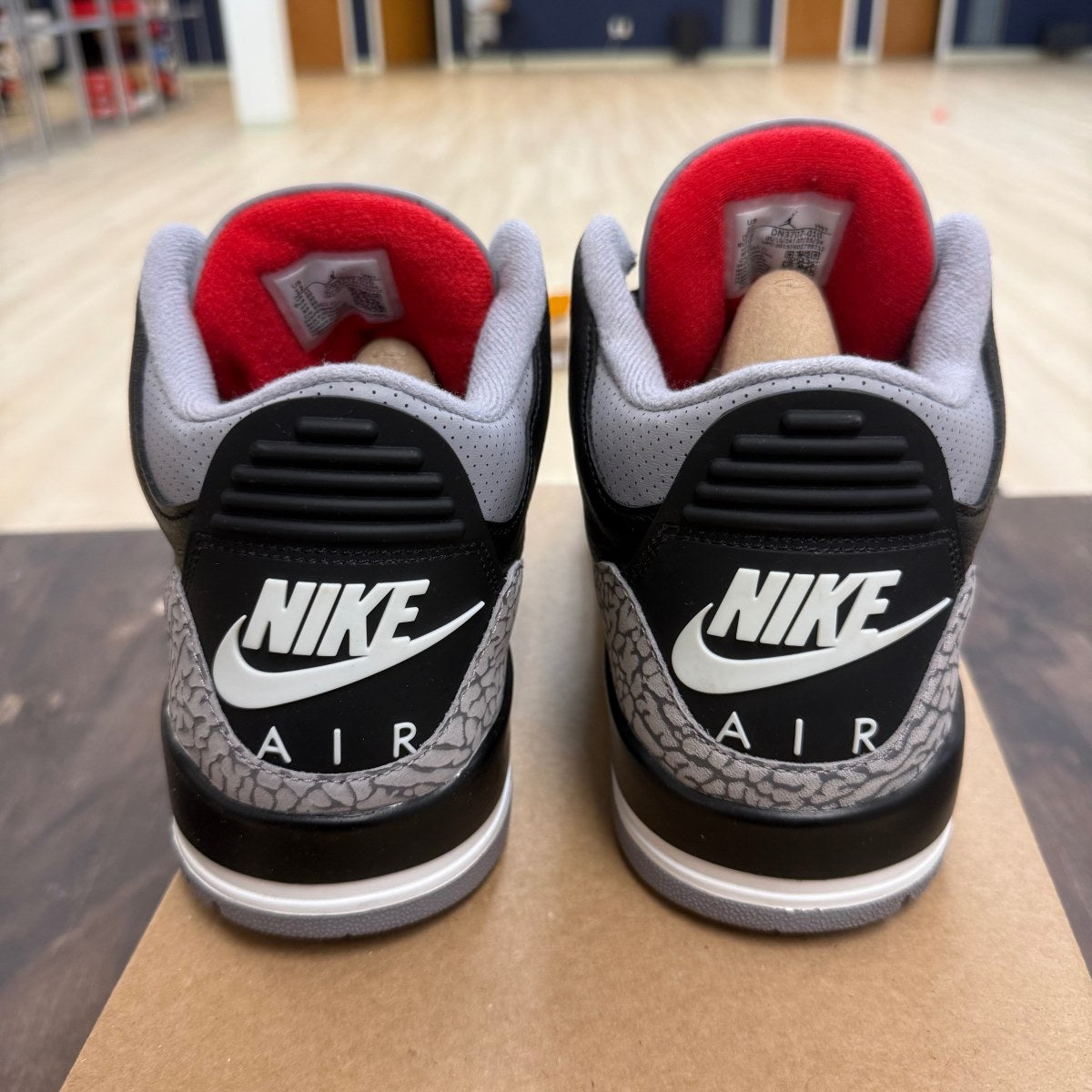Jordan 3 Retro OG Black Cement (2024) Size 12 (Pre-Owned) - Image 4