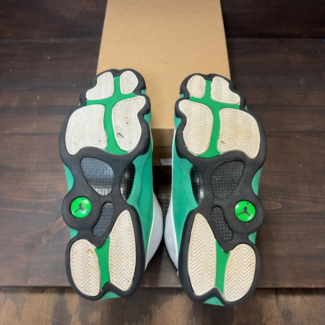 Jordan 13 Retro White Lucky Green Size 12 (Pre-Owned) - Image 8