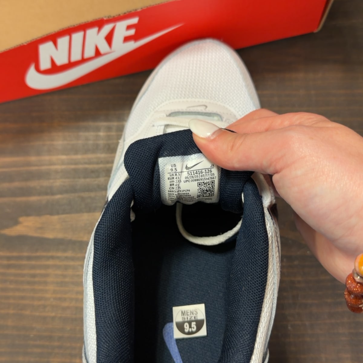 Nike Air Max Correlate White Obsidian Size 9.5 - Image 8