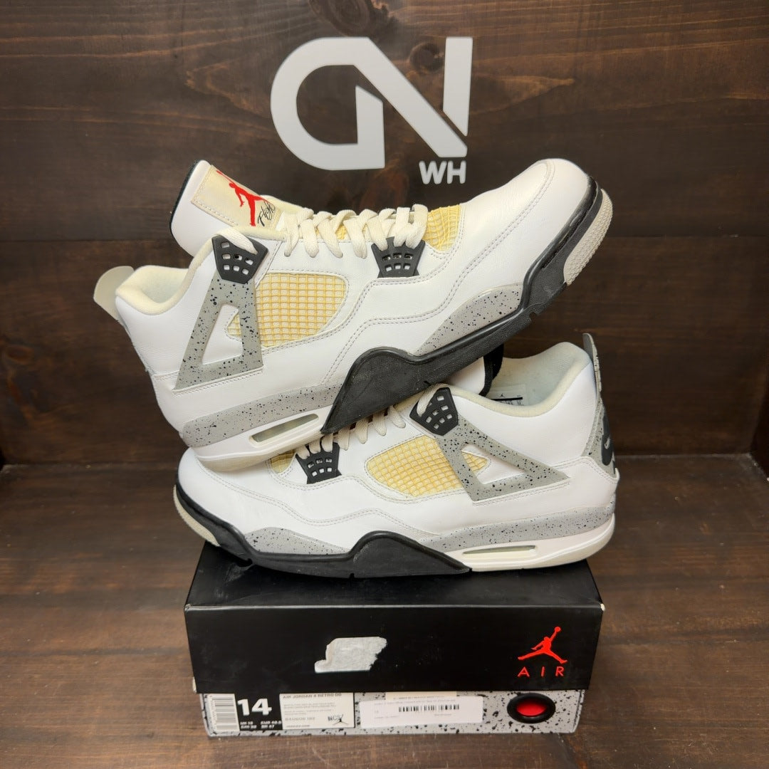 Jordan 4 Retro White Cement (2016) - Image 1