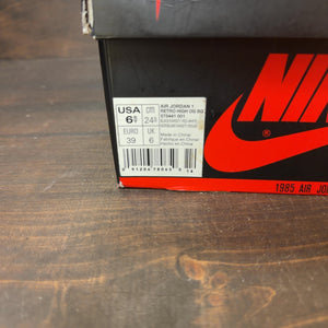 Jordan 1 Retro Bred Banned (2016) (GS) Size 6.5Y (Pre-Owned)