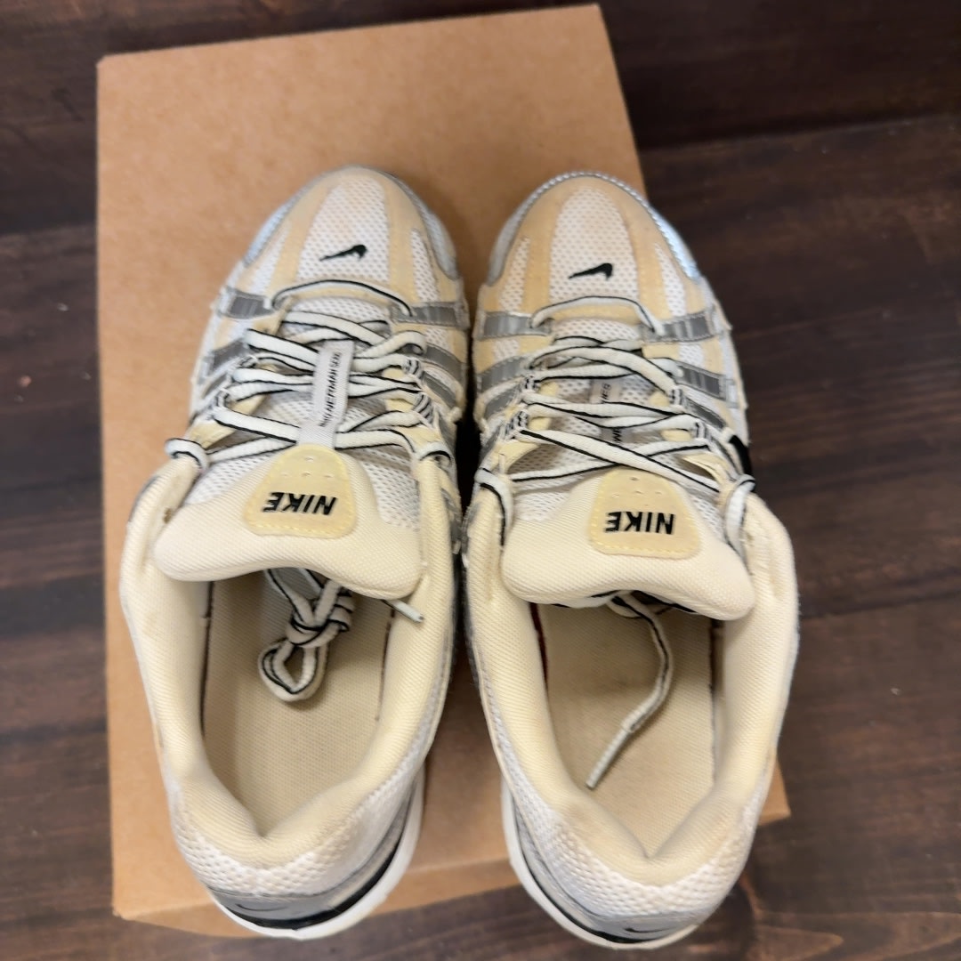 Nike P-6000 Coconut Milk Metallic Silver (Women's) Size 7W (Pre-Owned) - Image 5