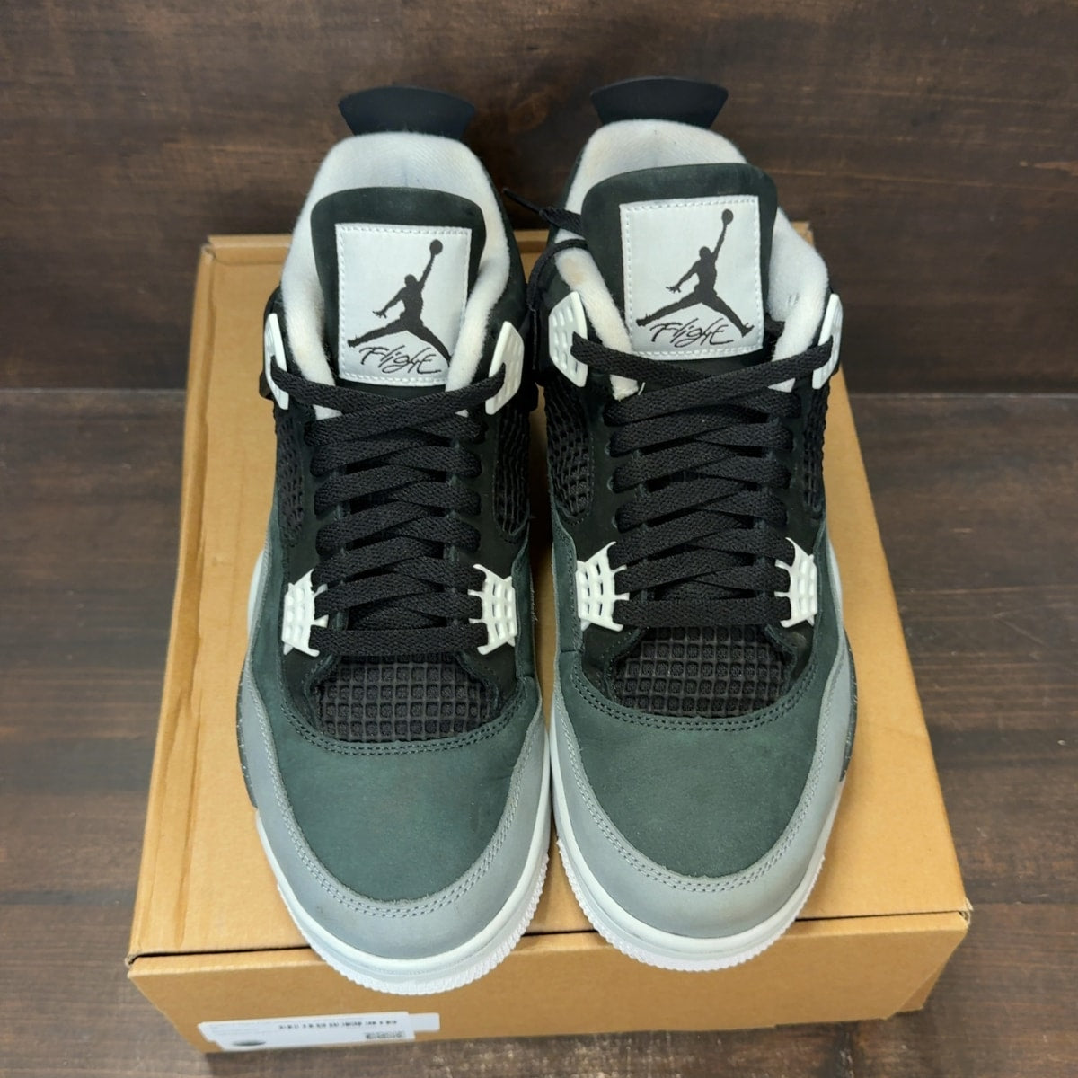 Jordan 4 Retro Fear (2024) Size 10 (Pre-Owned) - Image 3