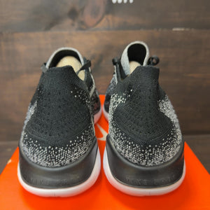 Nike Free RN Flyknit 2018 Black White Ombre - Image 4