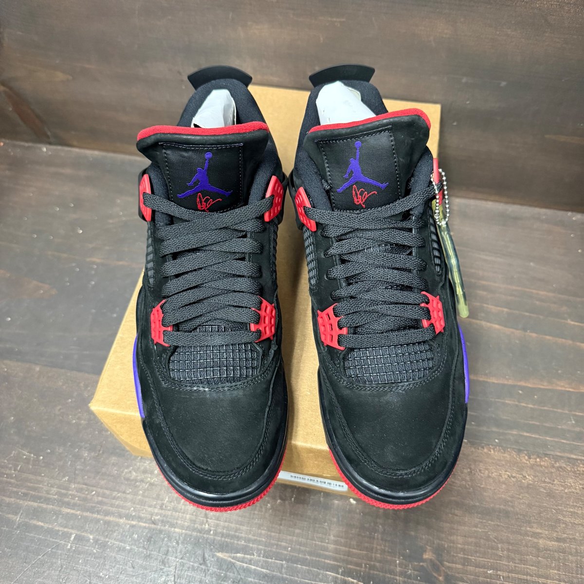 Jordan 4 Retro Raptors Drake OVO (2019) Size 8.5 - back