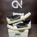 Jordan 1 Retro Low OG SP Travis Scott Olive (Women's) - Image 1