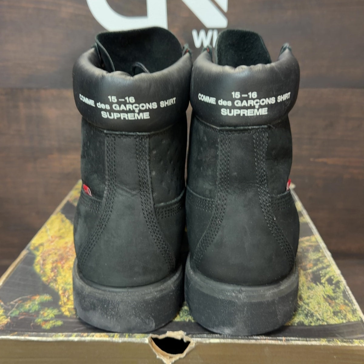 Timberland 6" Boot Supreme x Comme des Garcons Black - Image 4