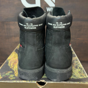 Timberland 6" Boot Supreme x Comme des Garcons Black - Image 4