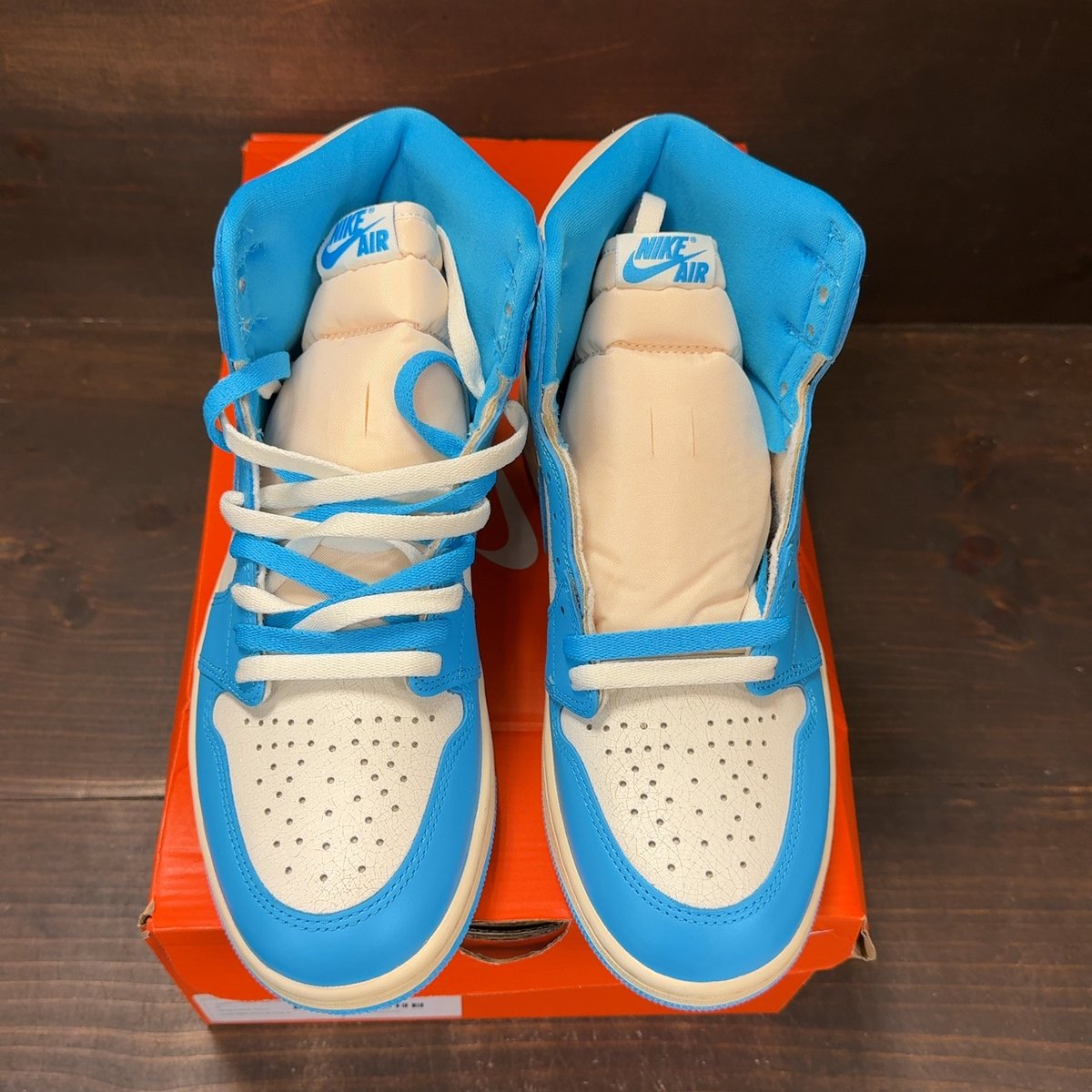 Jordan 1 Retro High OG UNC Reimagined Size 9 (Pre-Owned) - tag