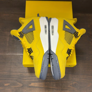 Jordan 4 Retro Lightning (2021) Size 8 (Pre-Owned) - aux