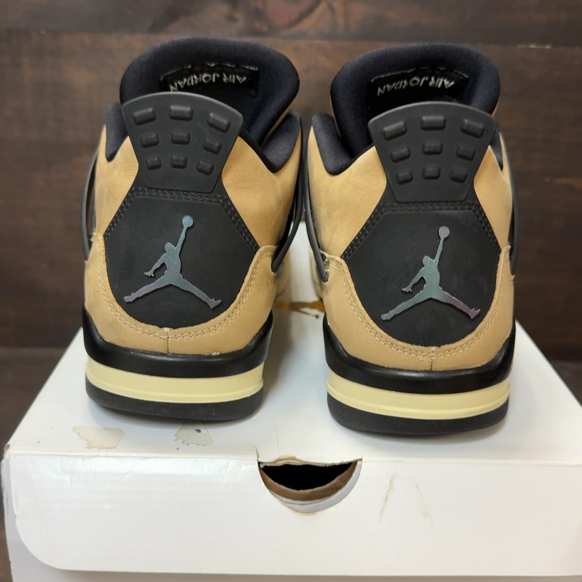 Jordan 4 Retro Fossil (Women's) Size 9W (Pre-Owned) - aux