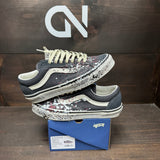 Vans Premium Old Skool 36 Paint Splatter Charcoal Grey Size 9 (Pre-Owned) - Image 1