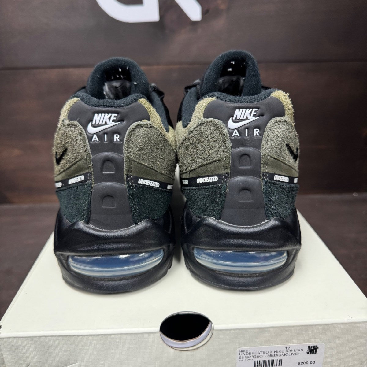 Nike Air Max 95 SP Undefeated Geo La Brea Medium Olive - Image 5