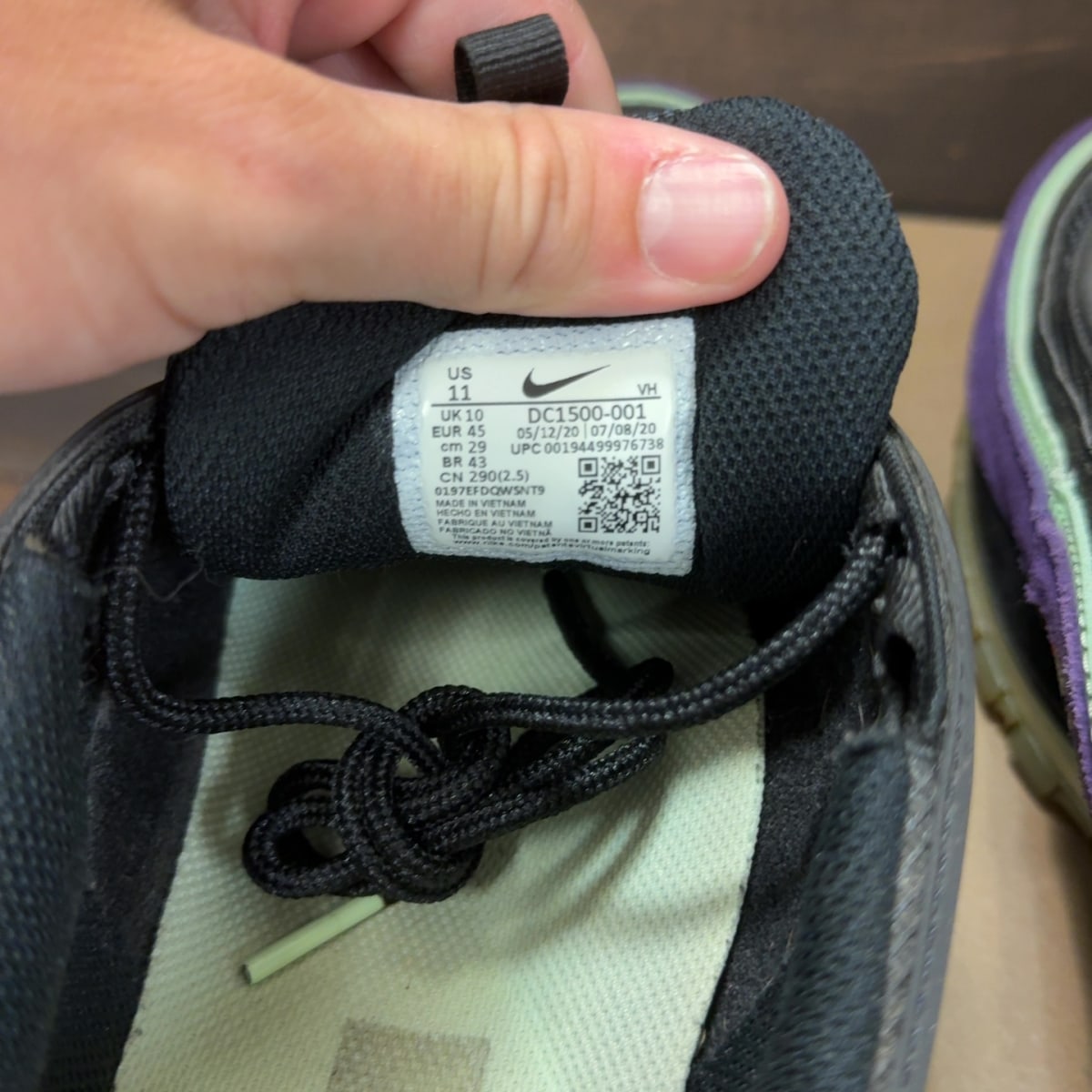 Nike Air Max 97 Slime Halloween (2020) Size 11 (Pre-Owned) - Image 7